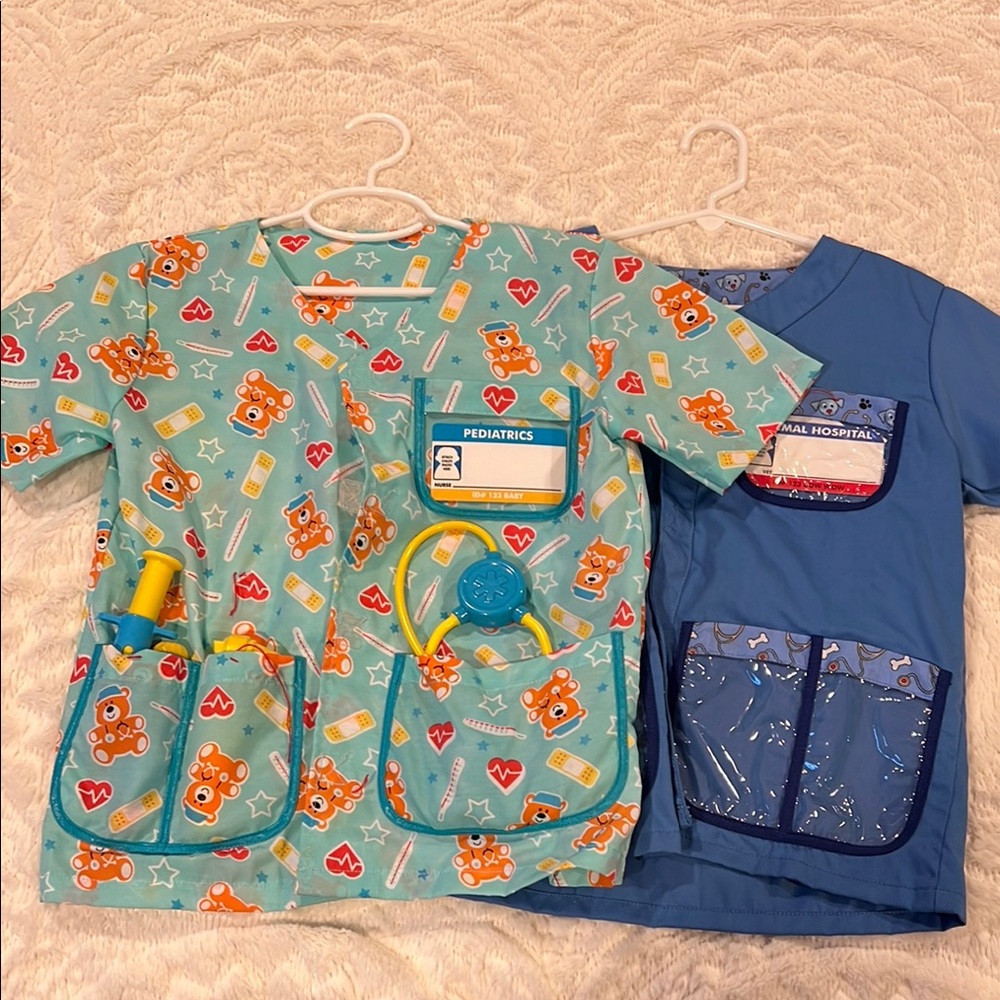 Kids' Medical Play Set with Scrubs